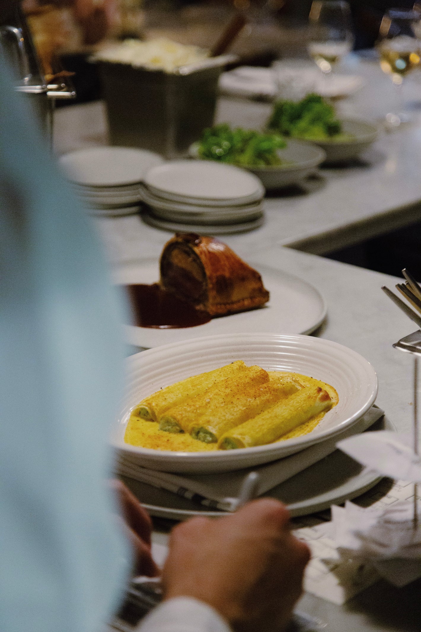 Cannelloni au maïs et au Louis d'Or