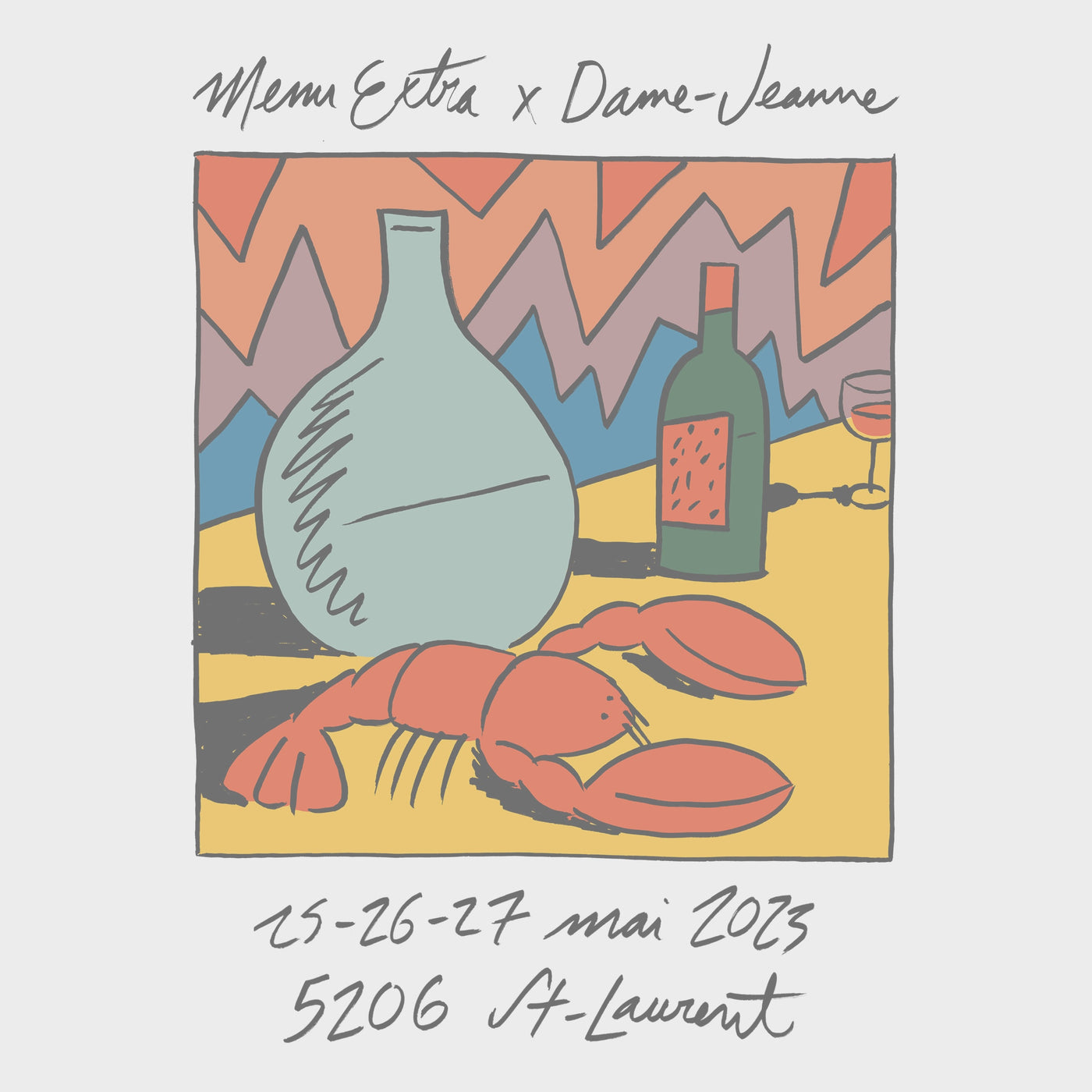 Mai 2023 - Menu Extra x Dame-Jeanne