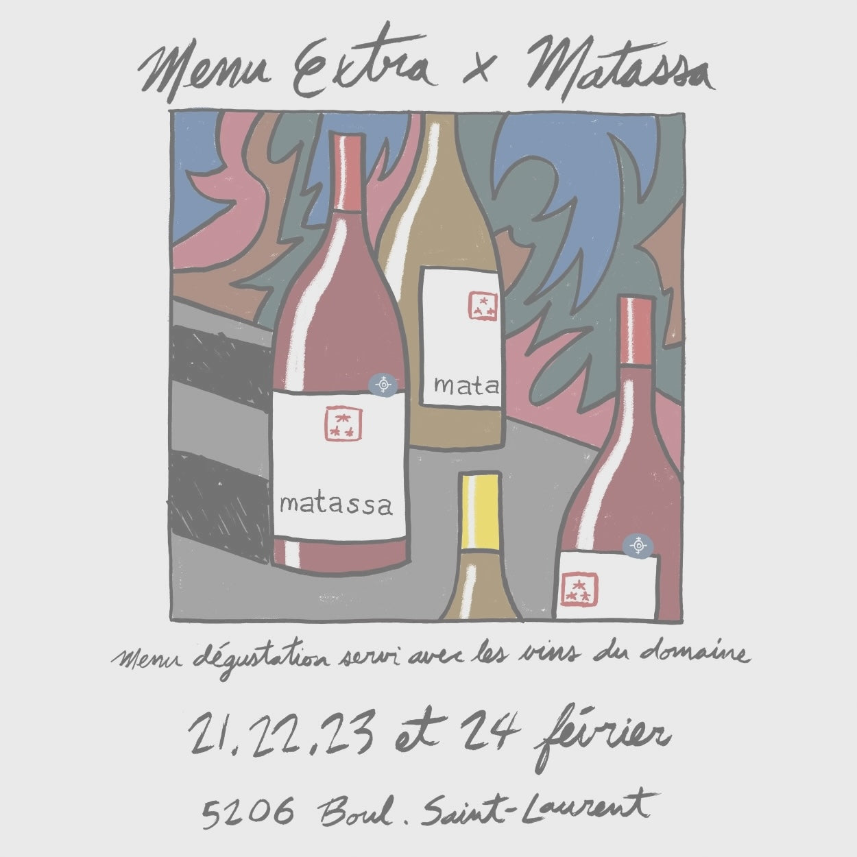 Février 2024 - Menu Extra x Matassa