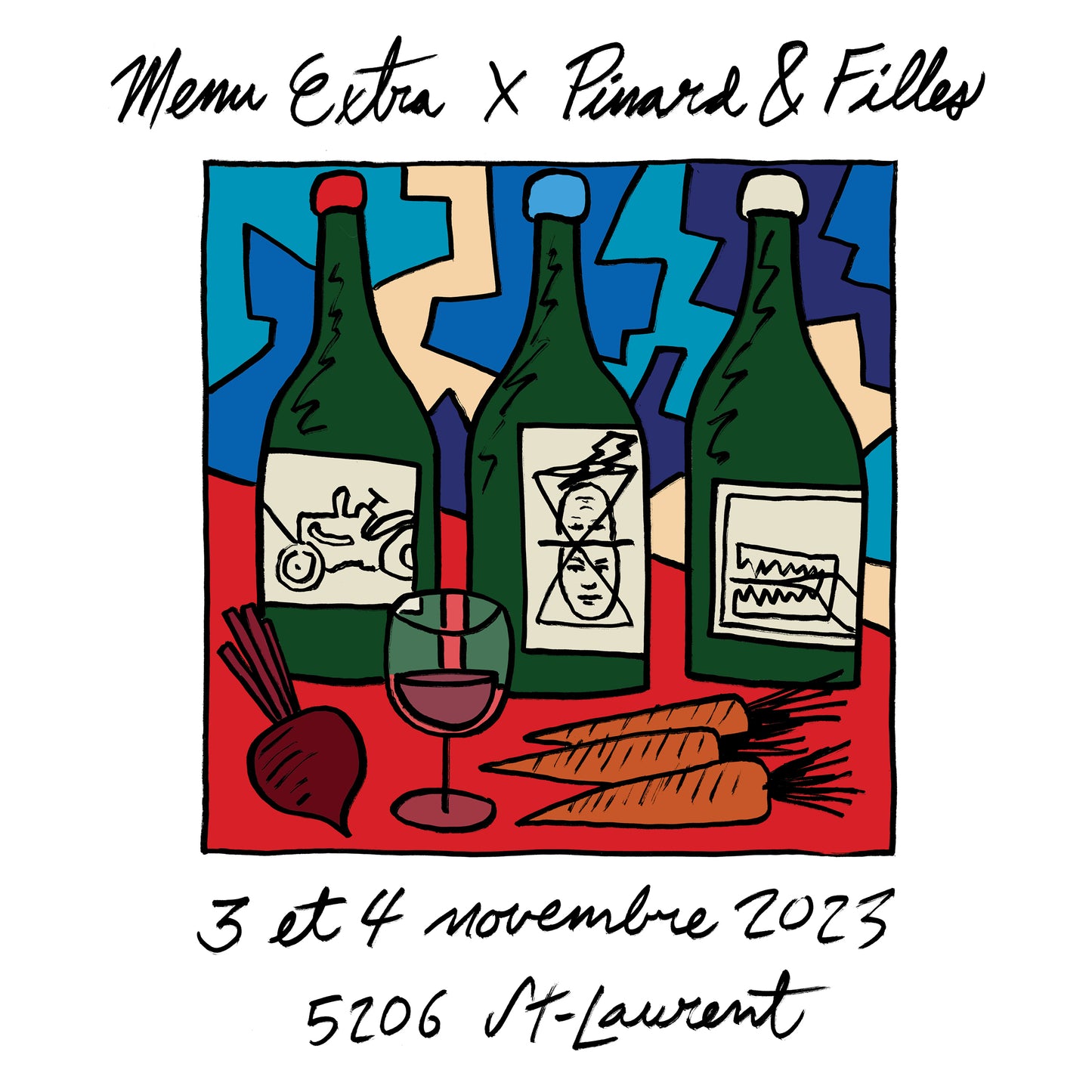 Novembre 2023 - Menu Extra x Pinard & Filles