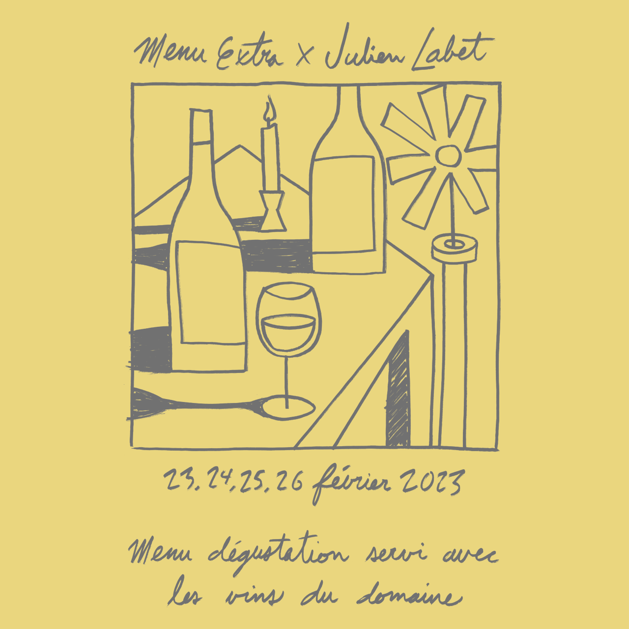 Février 2023 - Menu Extra x Julien Labet