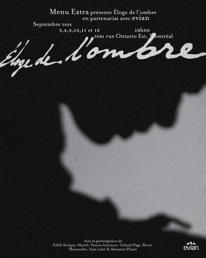 Éloge de l’ombre : une expérience dînatoire éphémère